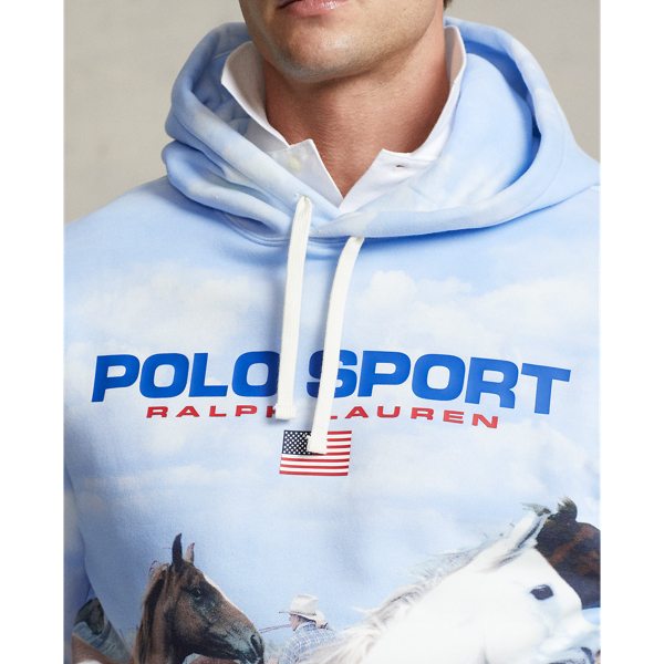 Kapuzenpullover Polo Sport &bdquo;Wild Horses&ldquo; Polo Ralph Lauren in Laufende-Pferde-Druck 6