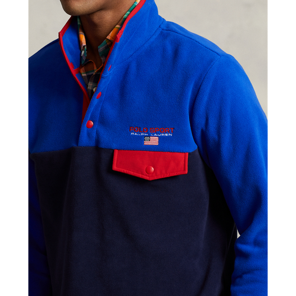 Fleecepullover Polo Sport Polo Ralph Lauren in Sternsaphir multi 6