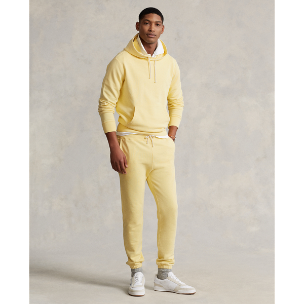 Sweat &agrave; capuche en molleton Polo Ralph Lauren en Jaune 4