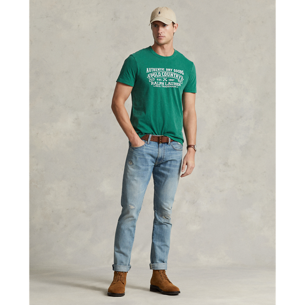 T-shirt Polo Country coupe ajust&eacute;e Polo Ralph Lauren en College Green 4
