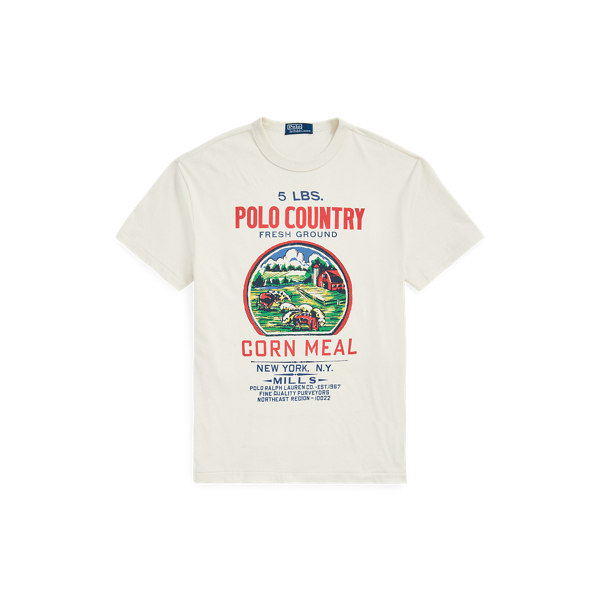 T-shirt graphique classique en jersey Polo Ralph Lauren en 1