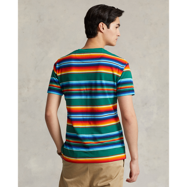 T-shirt Polo Sport classique en piqu&eacute; Polo Ralph Lauren en Rayure Red Rock 5