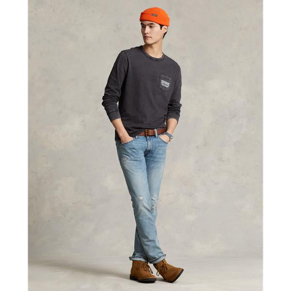 Polo Black Custom Slim Fit Polo Country T-Shirt Polo Ralph Lauren 4