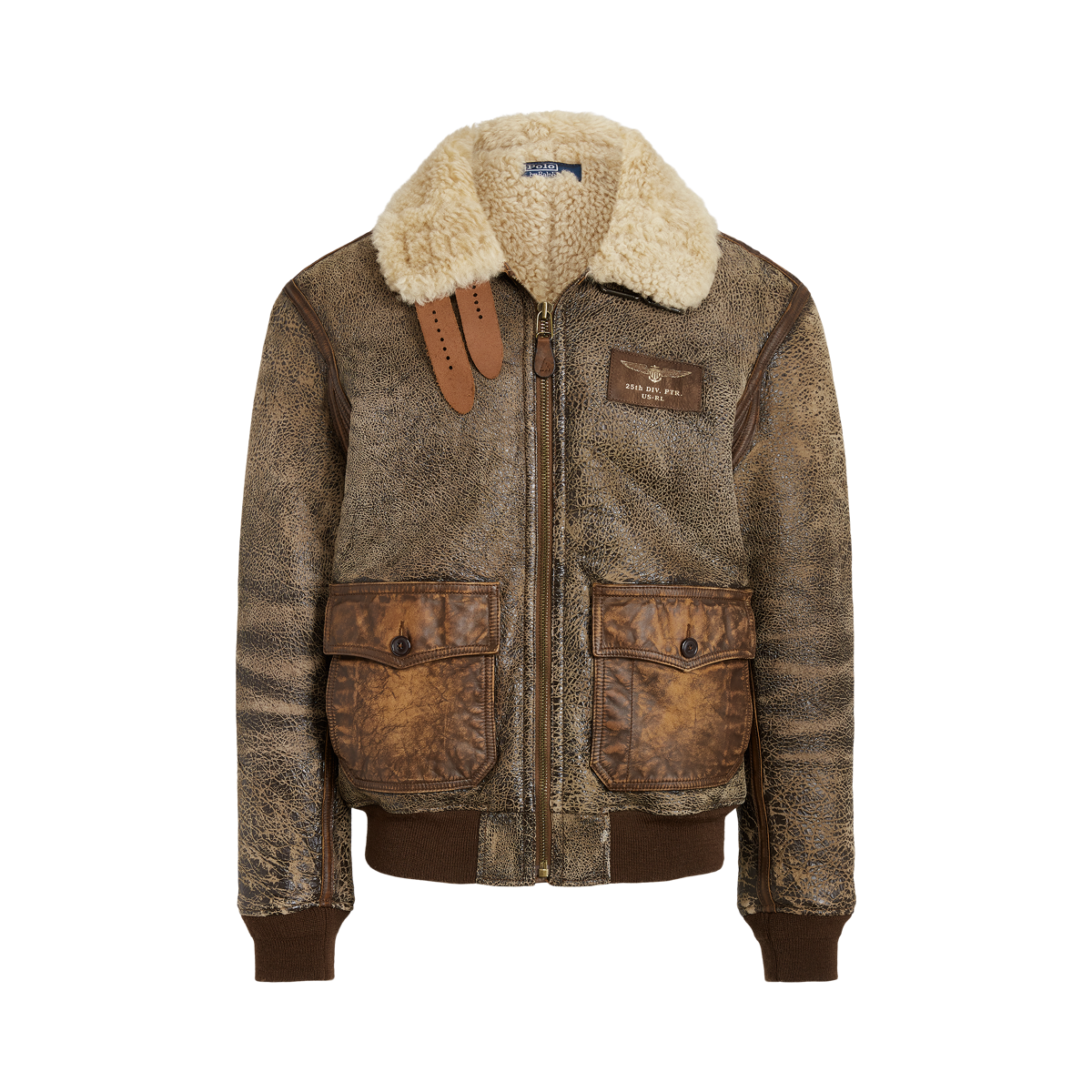 Ralph lauren sheepskin jacket best sale