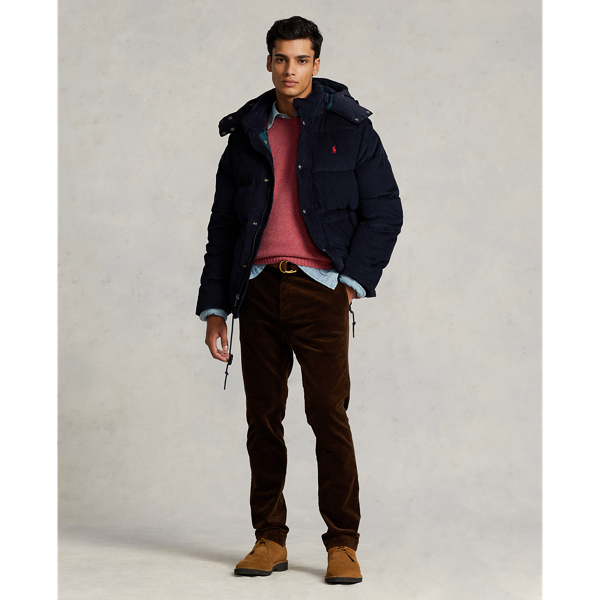 Collection Navy Convertible Corduroy Down Jacket Polo Ralph Lauren 4