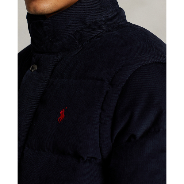 Collection Navy Convertible Corduroy Down Jacket Polo Ralph Lauren 7