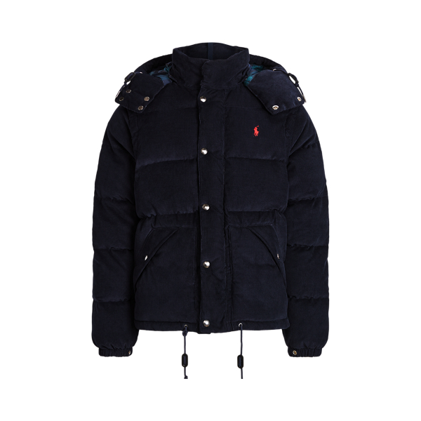 Convertible Corduroy Down Jacket