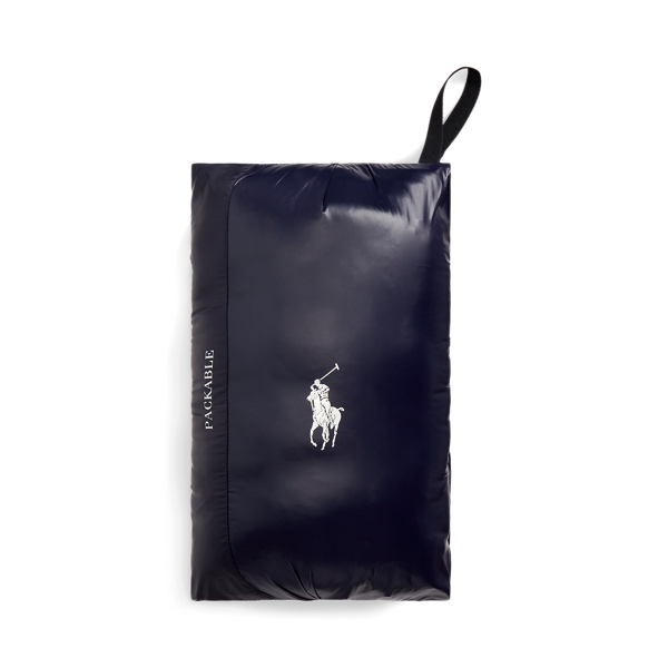 Collection Navy Glossy Packable Water-Repellent Jacket Polo Ralph Lauren 7
