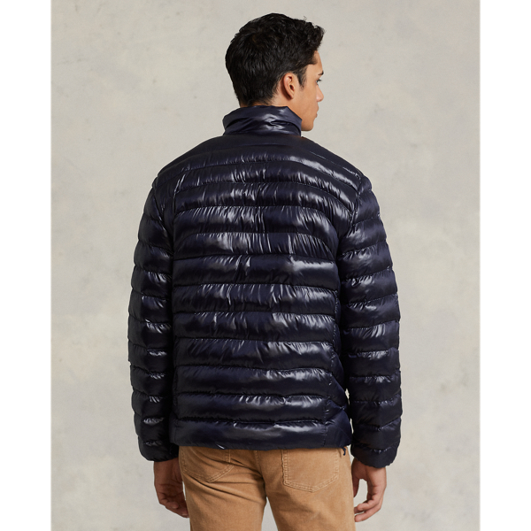 Collection Navy Glossy Packable Water-Repellent Jacket Polo Ralph Lauren 5