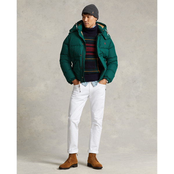 College Green Water-Repellent Down Jacket Polo Ralph Lauren 4
