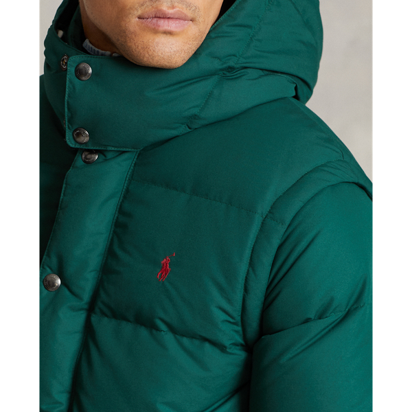 College Green Water-Repellent Down Jacket Polo Ralph Lauren 6