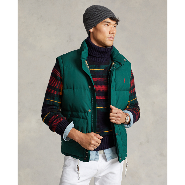 College Green Water-Repellent Down Jacket Polo Ralph Lauren 8