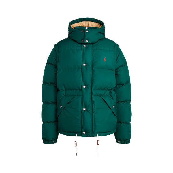 College Green Water-Repellent Down Jacket Polo Ralph Lauren 2