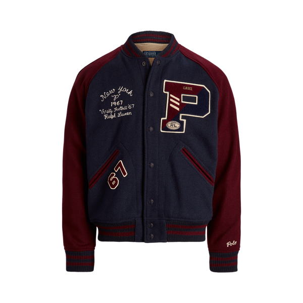 Wool Blend Letterman Jacket for Men Ralph Lauren UAE