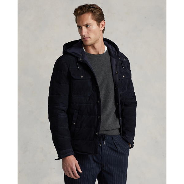 Ralph lauren quilted hooded jacket hotsell