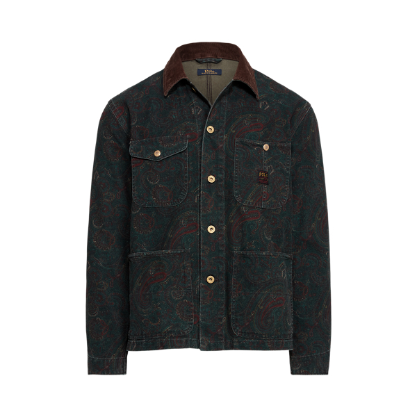 Paisley Canvas Chore Jacket Polo Ralph Lauren 1