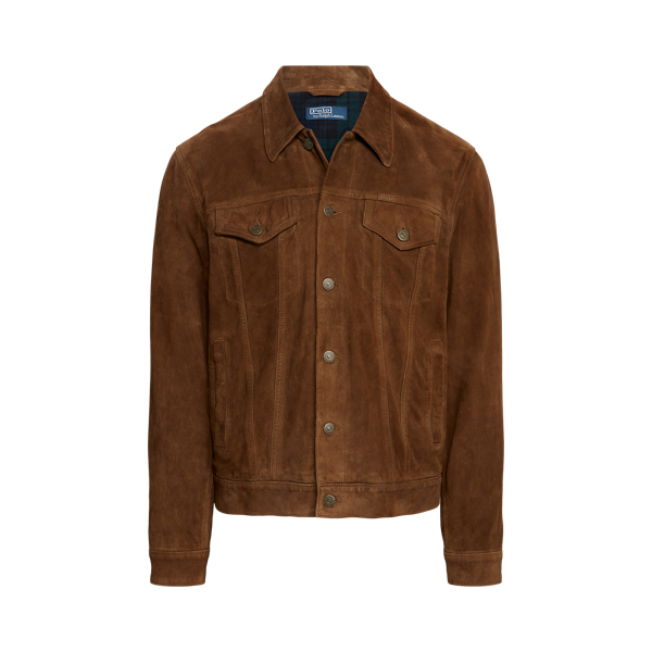 Suede Trucker Jacket Polo Ralph Lauren 1