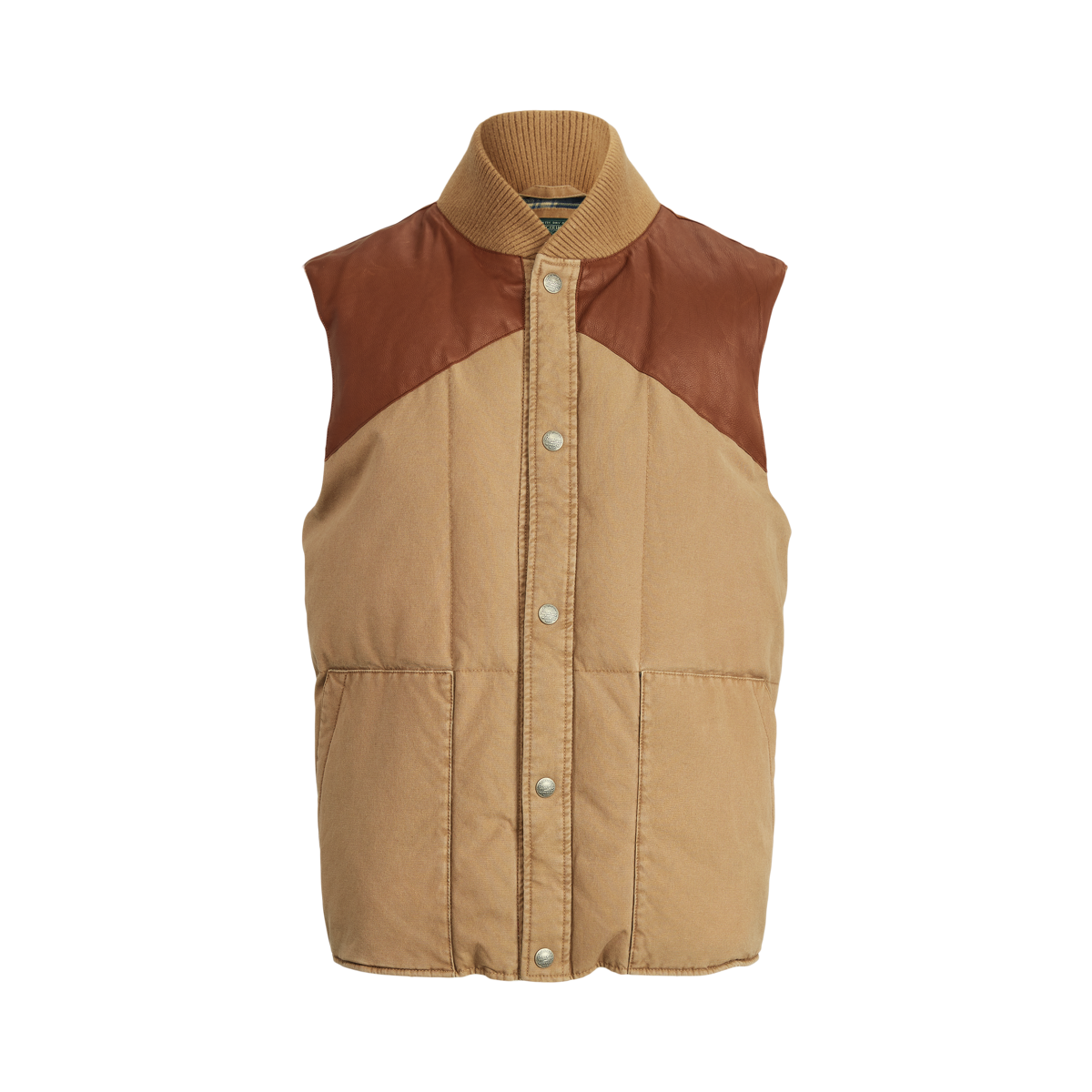 Ralph Lauren Leather outlet Vest