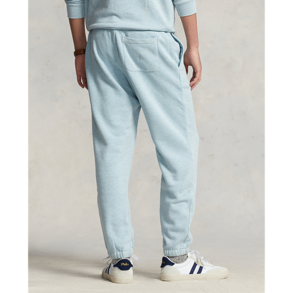 Bedford Blue Heather Big Fit Logo Over-Dyed Fleece Sweatpant Polo Ralph Lauren 5