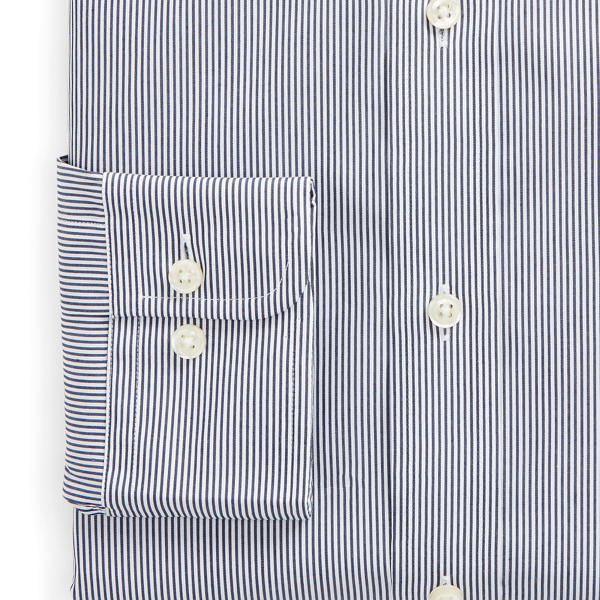 Newport Navy Custom Fit Striped Performance Shirt Polo Ralph Lauren 9