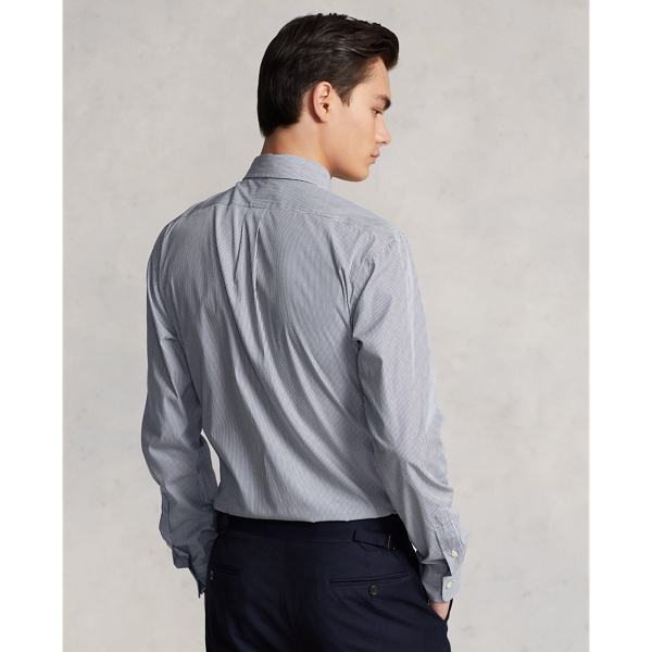 Newport Navy Custom Fit Striped Performance Shirt Polo Ralph Lauren 5