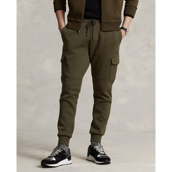 Double-Knit Cargo Jogger Pant