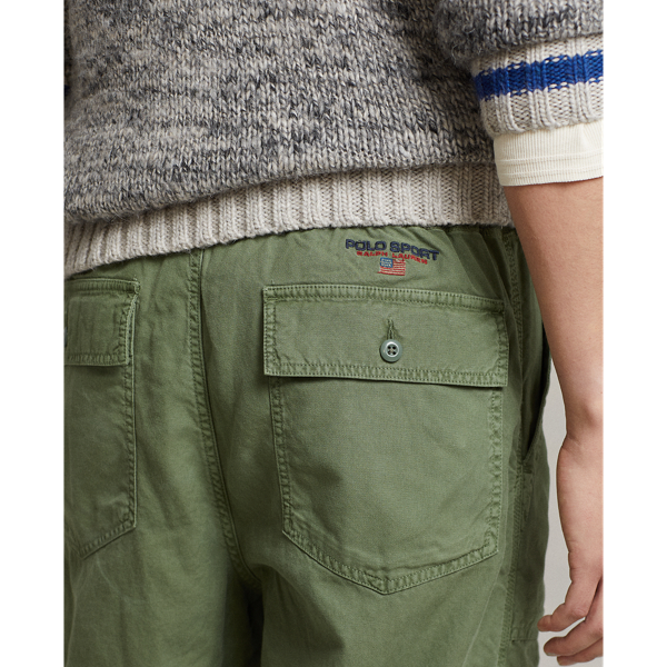 Cargo Green Relaxed Fit Polo Sport Canvas Trouser Polo Ralph Lauren 6