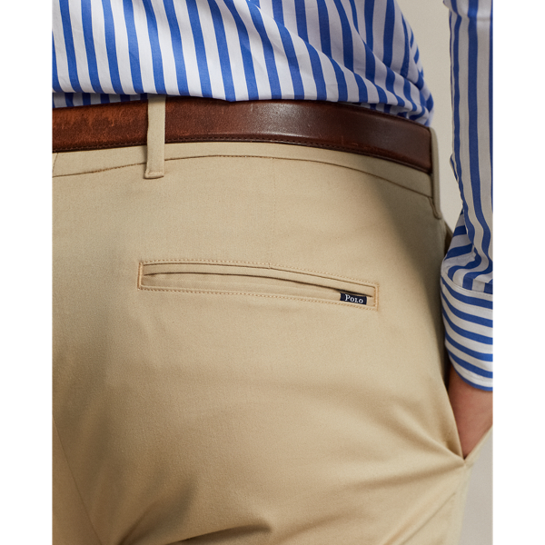 Classic Khaki Stretch Slim Fit Performance Chino Polo Ralph Lauren 6