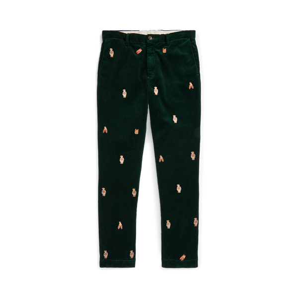 Stretch Slim Fit Polo Bear Corduroy Pant