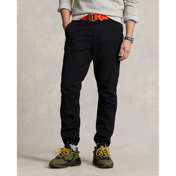 Polo Black Classic Tapered Fit Poplin Pant Polo Ralph Lauren 4