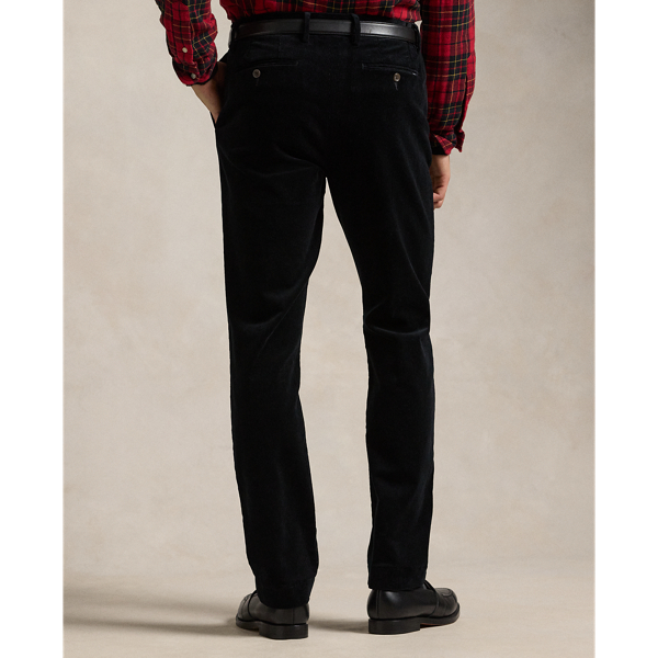 Polo Black Stretch Slim Fit Corduroy Pant Polo Ralph Lauren 5