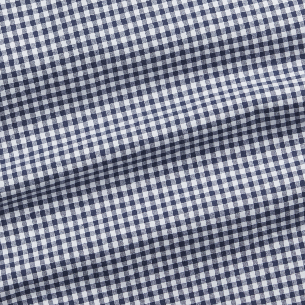 Navy/White Classic Fit Gingham Stretch Poplin Shirt Polo Ralph Lauren 7