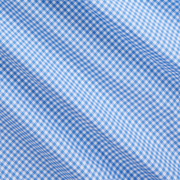 Light Blue/White Classic Fit Gingham Stretch Poplin Shirt Polo Ralph Lauren 7