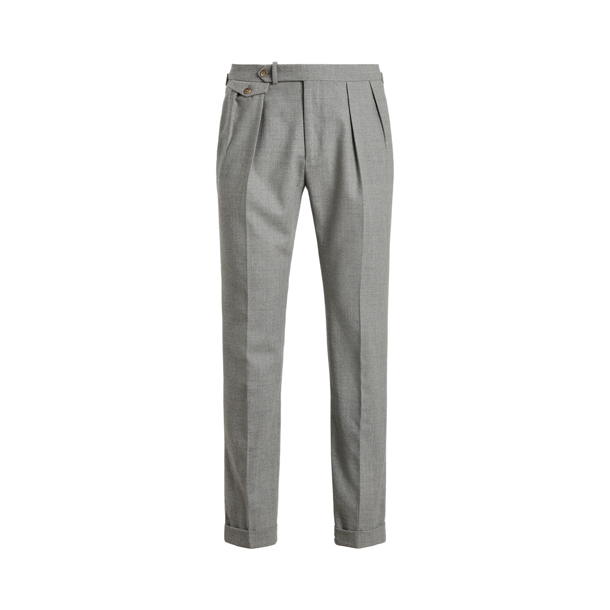 Pleated Wool Flannel Trouser | Ralph Lauren