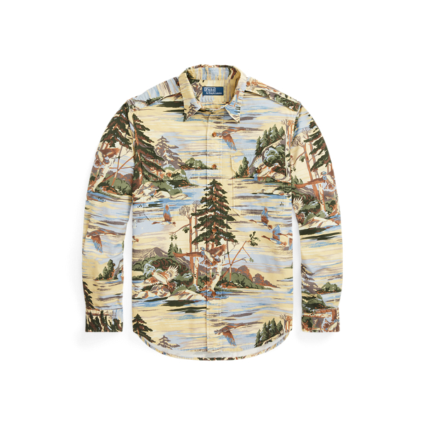 Classic Fit Print Twill Workshirt Polo Ralph Lauren 1