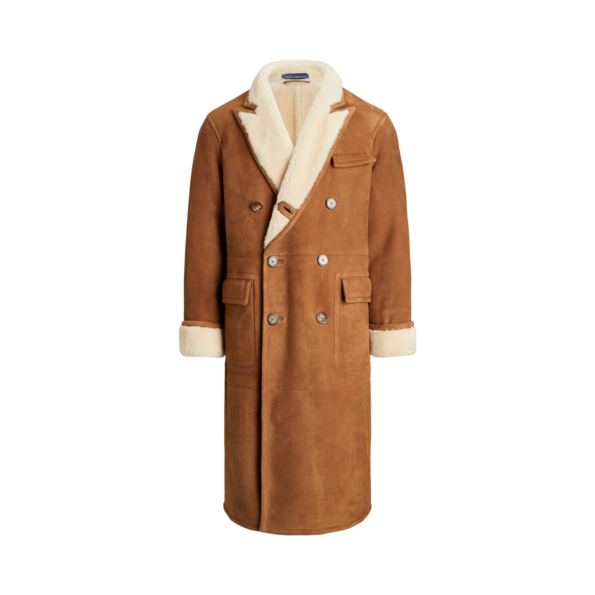 Ralph lauren mens shearling coat hotsell