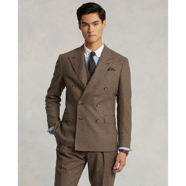 Polo Houndstooth Wool 3-Piece Suit