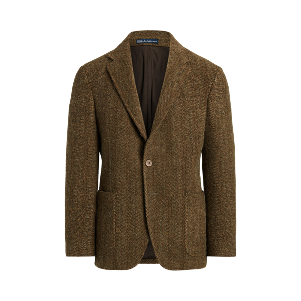 Polo Herringbone Tweed Suit Jacket