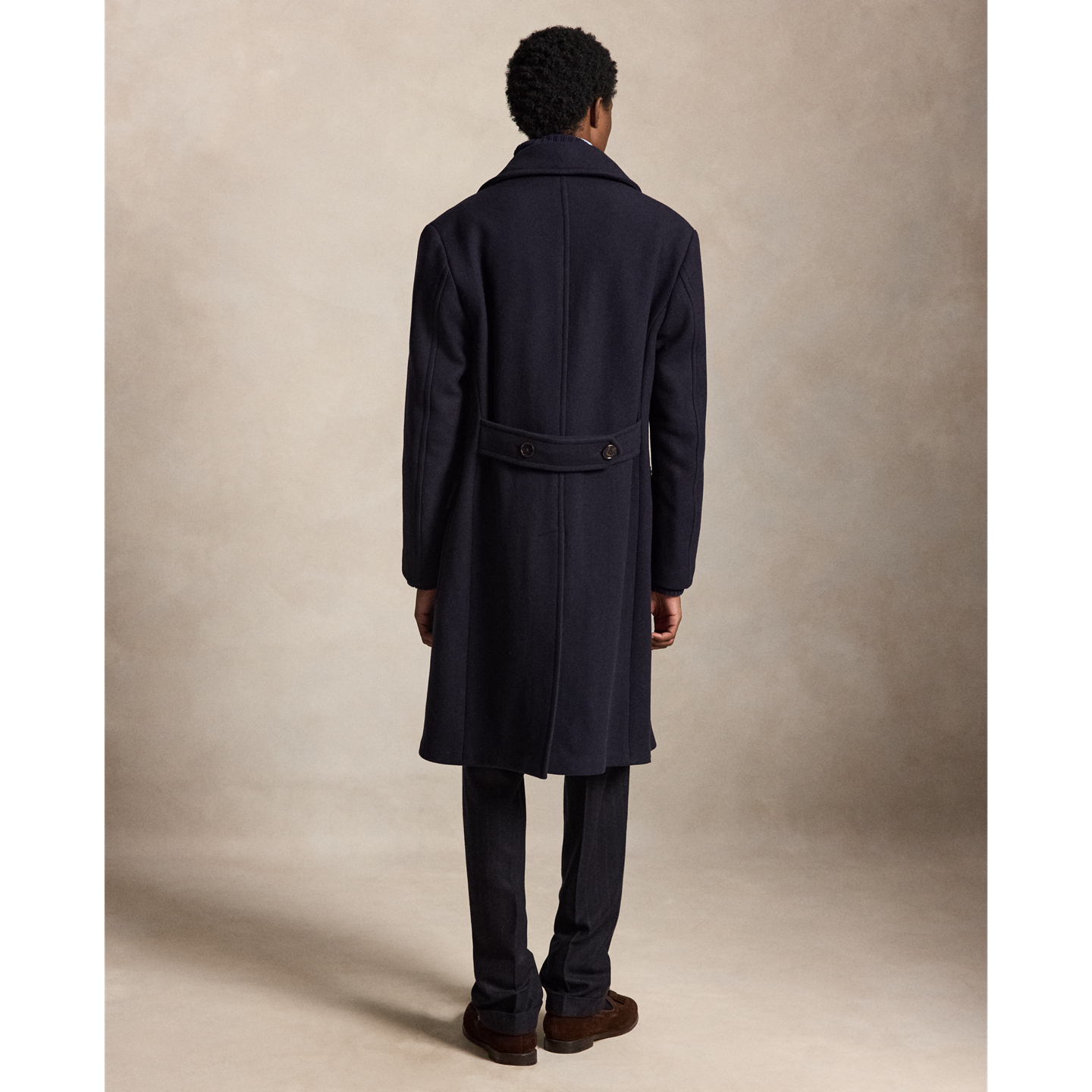 Polo Ralph Lauren Пальто Ralph Lauren Polo Soft Tailored Wool-Blend Topcoat, цвет: Тёмно-синий — фото 2