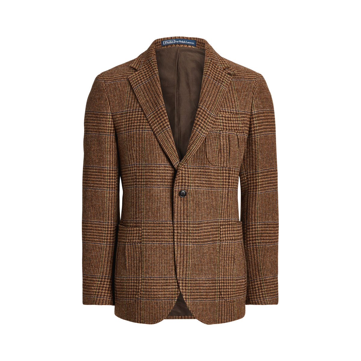 Glen Plaid Wool Tweed Suit Jacket