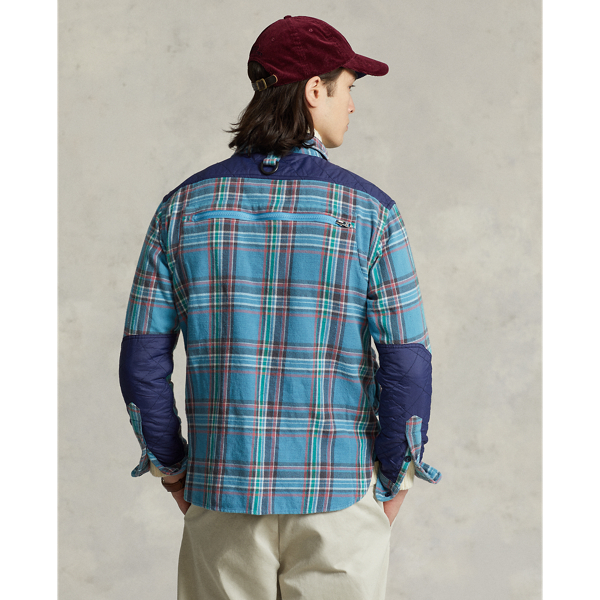 Blue Multi Twill Utility Overshirt Polo Ralph Lauren 5