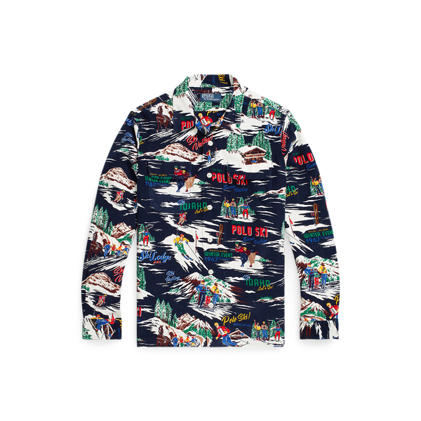 Camisa de pana Classic Fit con estampado Polo Ralph Lauren en 1
