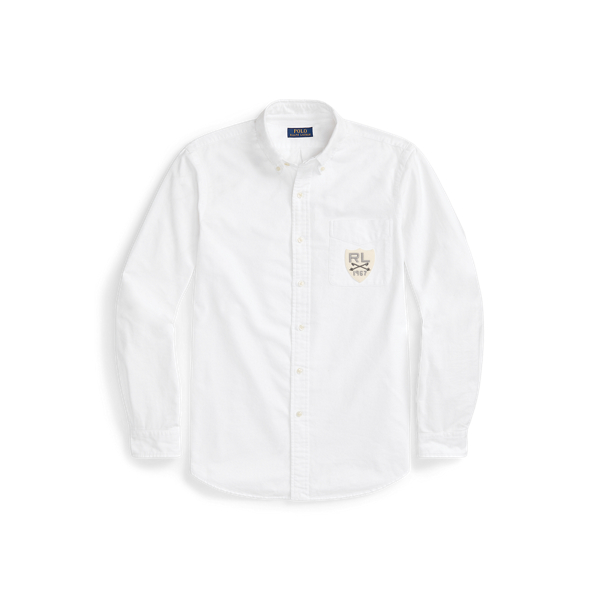 Classic Fit Crest-Patch Oxford Shirt Polo Ralph Lauren 1