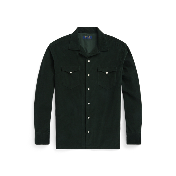 Classic Fit Corduroy Western Camp Shirt Polo Ralph Lauren 1