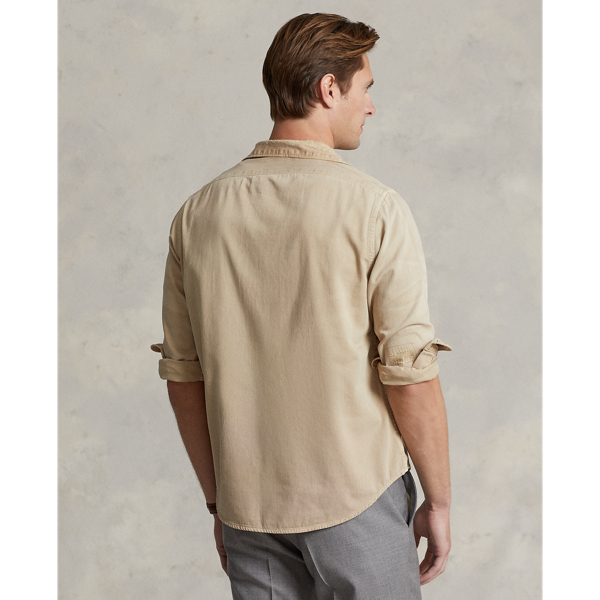 Chemise workwear classique en denim Polo Ralph Lauren en Kaki Lorain 5