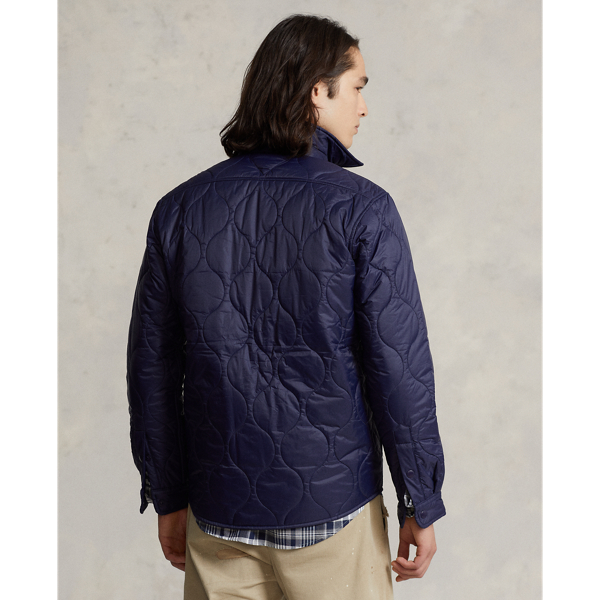 Newport Navy Quilted Shirt Jacket Polo Ralph Lauren 5