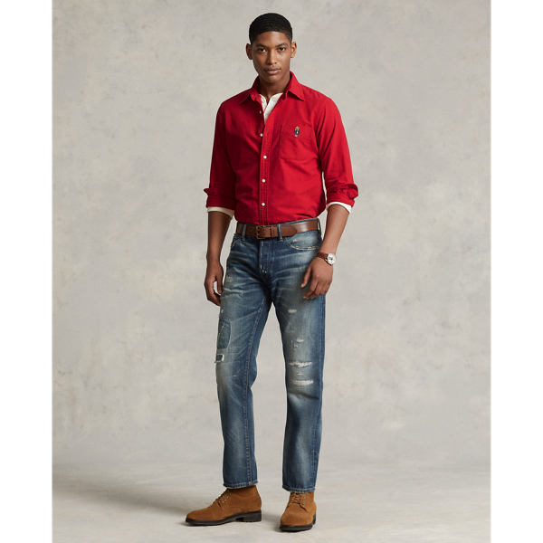 RL Red Classic Fit Polo Bear Oxford Shirt Polo Ralph Lauren 4