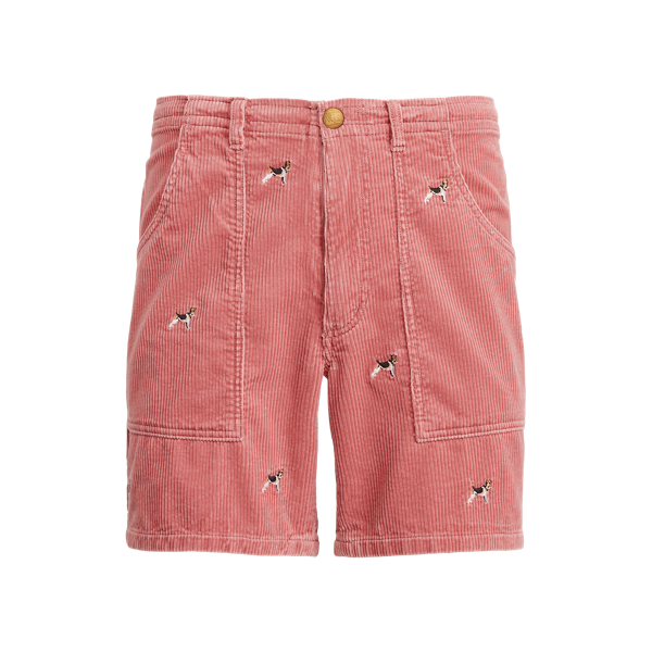 Short in velluto a coste con ricami Polo Ralph Lauren in 1