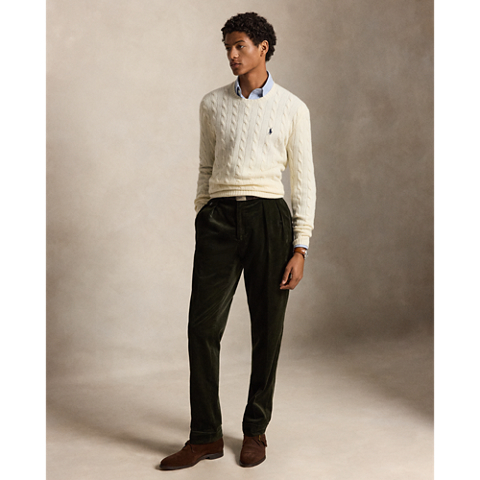 Ralph Lauren Cable-Knit Wool-Cashmere Sweater