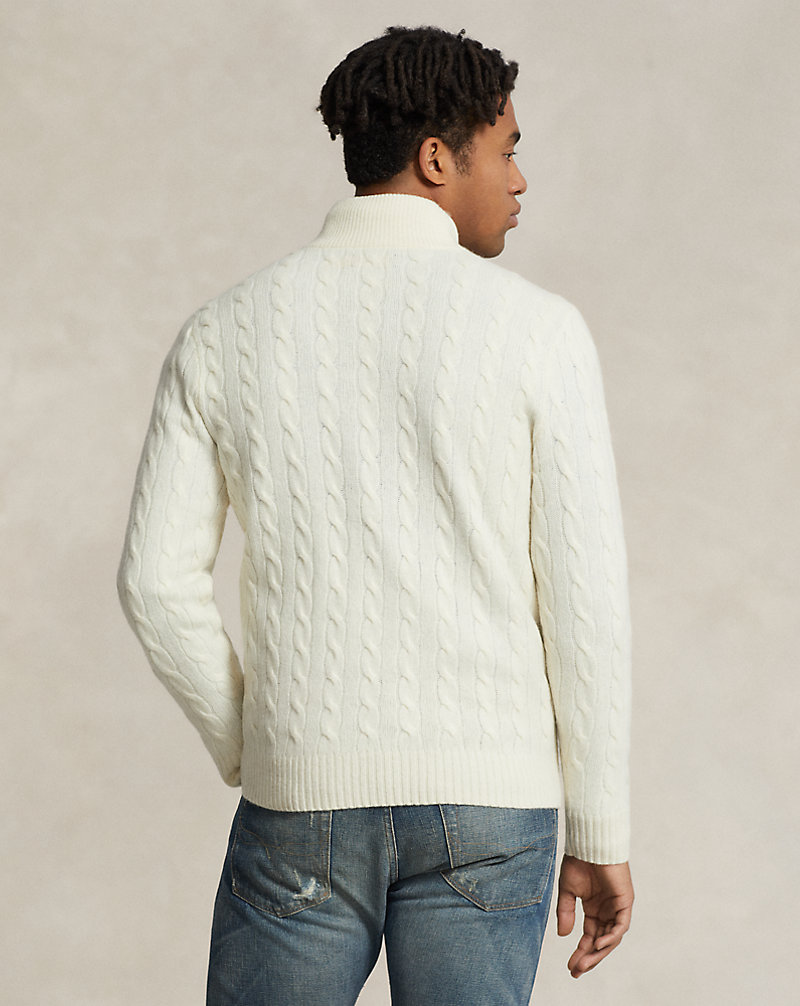 Cable-Knit Wool-Cashmere Sweater | Ralph Lauren Cable-Knit Wool-Cashmere Sweater | Ralph Lauren